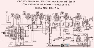 BYE 281 TA schematic circuit diagram
